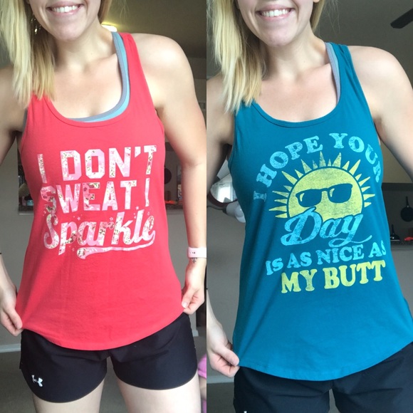 Tops - TWO Chin Up workout tanks